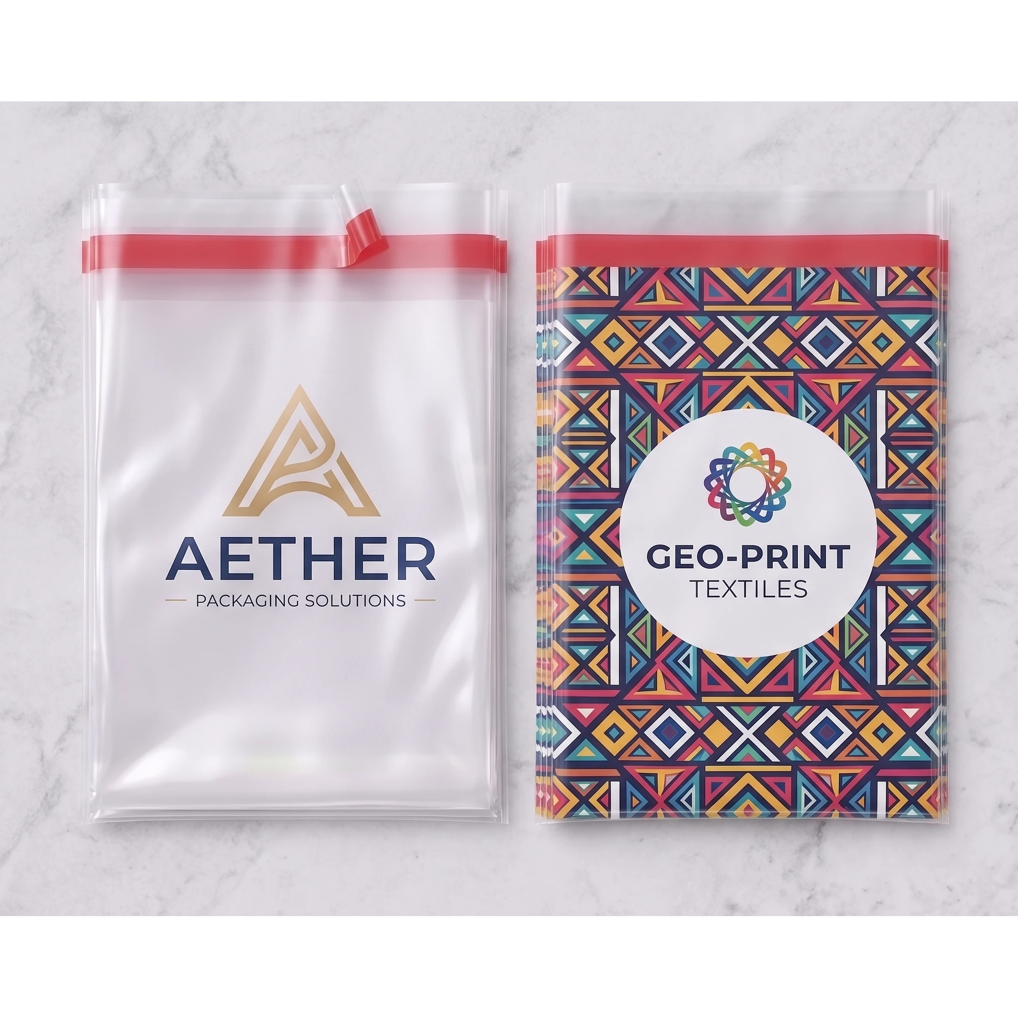 Custom printed plastic bag example 8